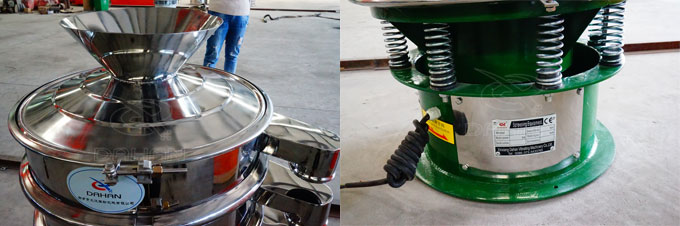 不銹鋼振動篩細節(jié)